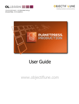 OBJECTIF LUNE PlanetPress Production 7.2 Operating instructions