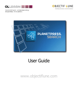 OBJECTIF LUNE PlanetPress Search 7.0 Operating instructions