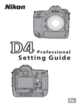 Nikon D4 User manual