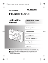 Olympus X-830 User manual