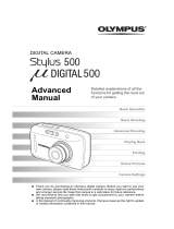 Olympus Stylus 500 DIGITAL User manual