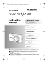 Olympus µ 760 User manual