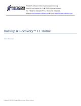 Paragon Backup Backup & Recovery 11 Home User manual