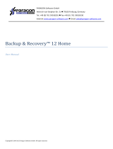 Paragon Backup Backup & Recovery 12 Home User guide