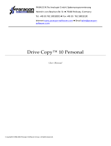 Paragon Drive Drive Copy 10 Personal User manual