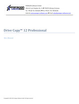 Paragon Drive Drive Copy 12 Professional Operating instructions