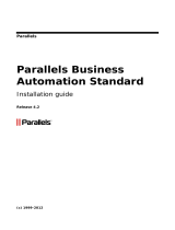 Parallels Business Automation Standard 4.2 Installation guide