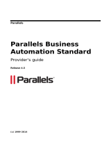 Parallels BusinessBusiness Automation Standard 4.5