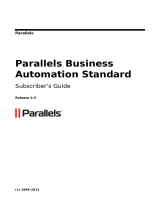 Parallels BusinessBusiness Automation Standard 4.2