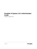 Parallels H-Sphere 3.6.1 User guide