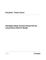 Parallels Plesk Panel 8.6 Unix User guide