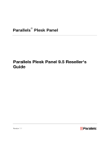 Parallels Plesk Plesk Panel 9.5 User guide