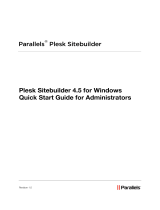Parallels Plesk SiteBuilder 4.5 Windows Quick start guide