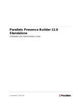 Parallels Presence Presence Builder 12.0 Standalone User guide