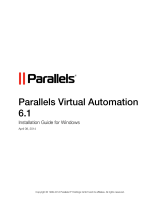 Parallels Virtual Automation 6.1 Installation guide