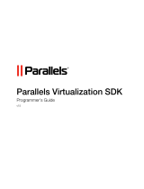Parallels Virtualization Virtualization SDK 15 User guide