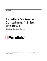 Parallels Virtuozzo Containers 4.6 Windows Quick start guide