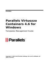 Parallels Virtuozzo Virtuozzo Containers 4.6 Windows User guide
