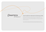 Pantech Element Android 3.2 Honeycomb User manual