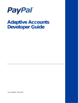 PayPal Adaptive Adaptive Accounts 2012 User guide