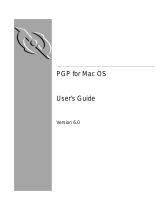 PGP 6.0 for Macintosh User guide