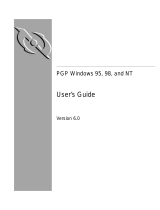 PGP 6.0 for Windows 95 98 NT User guide