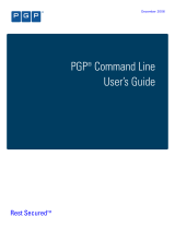 PGP Command Line 9.5.2 Operating instructions