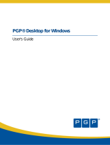 PGP Desktop 10.0.2 Windows Operating instructions