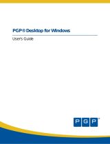 PGP Desktop 10.0 Windows Operating instructions