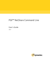 PGP NetShare Command Line 10.3 User guide