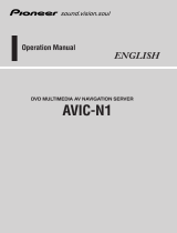 Pioneer AVIC N1 User manual