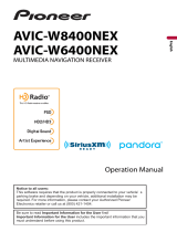 Pioneer AVIC W8400 NEX User manual