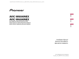 Pioneer AVIC W6500 NEX Installation guide