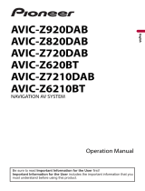 Pioneer AVIC Z820 DAB User manual