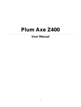 PLum Mobile Z400 User manual
