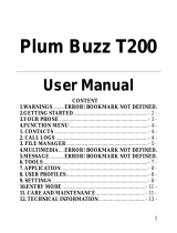 PLum Mobile buzz User manual