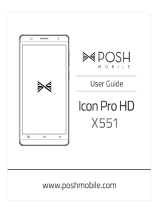 Posh X Icon Pro HD User manual