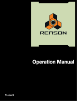 Propellerhead Reason 5.0 User manual