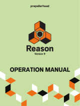 Propellerhead Reason 9.0 User manual