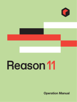 Propellerhead Reason 11.0 User manual