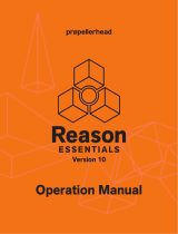 Propellerhead Reason Essentials 10.0 User manual