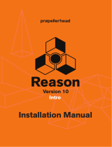 Propellerhead Reason Intro 10.0 Installation guide
