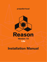 Propellerhead Reason Lite 10.0 Installation guide