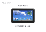 ProScan PLT7650G 512-8GB User manual