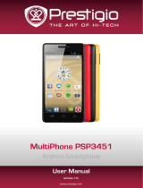 Prestigio MultiPhone 3451 Owner's manual