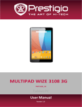 Prestigio MultiPad WIZE 3108 3G User manual