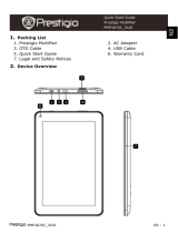 Prestigio PMP-3870C Duo Quick start guide