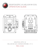Red Digital Cinema Weapon 7.0 Operating instructions
