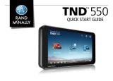 Rand McNally TND 550 Quick start guide