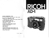 Ricoh AD-1 Owner's manual